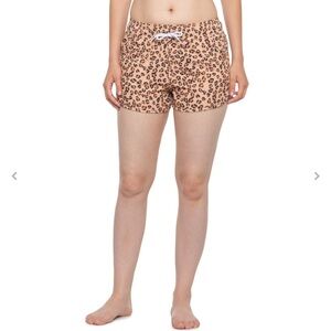 BONDI BEAMERS Women’s Size 12 Leopard Print Swim Shorts